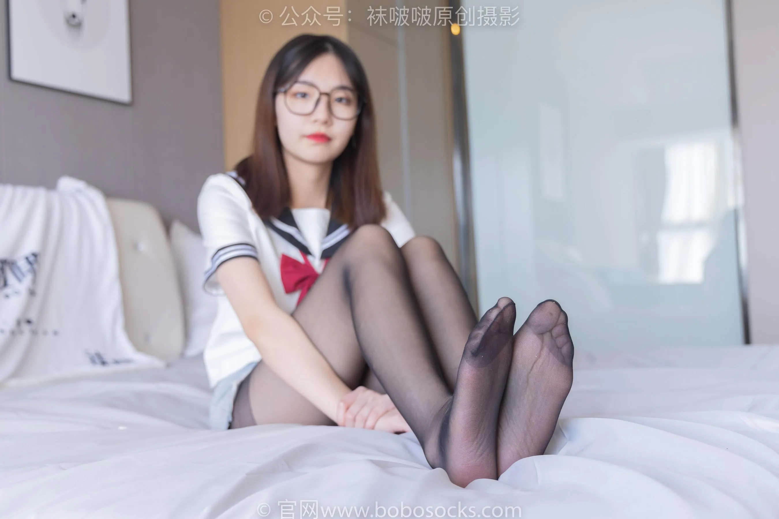 [BoBoSocks袜啵啵]NO.215 小甜豆-三双帆布鞋板鞋、厚白丝、黑丝[23] [54P]插图2